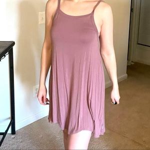 Mauve medium RVCA casual A line dress